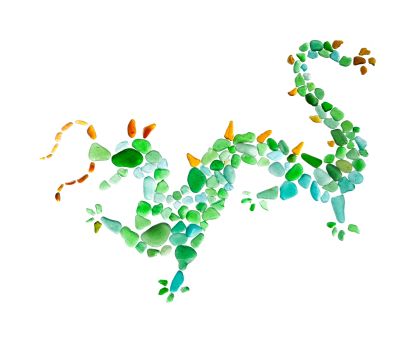 sea glass dragon